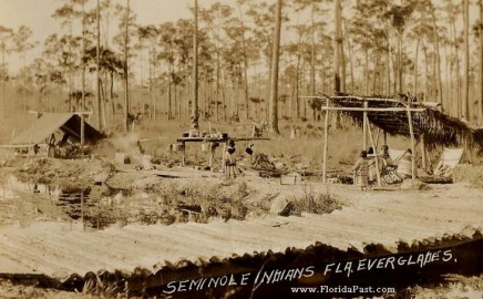 Seminole Indians, living in harmony with the Earth. As it should be